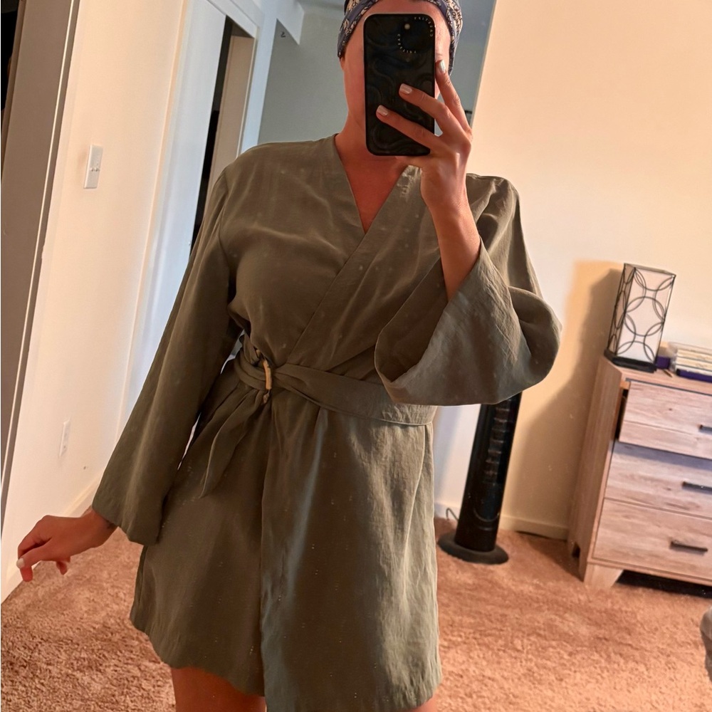 Zara Sage Green Dress